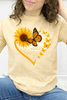 Sunflower Heart Flutter Graphic Collection