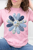 Denim Daisy Patchwork Graphic Collection