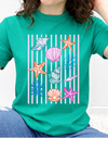 Teal Comfort Colors Tee