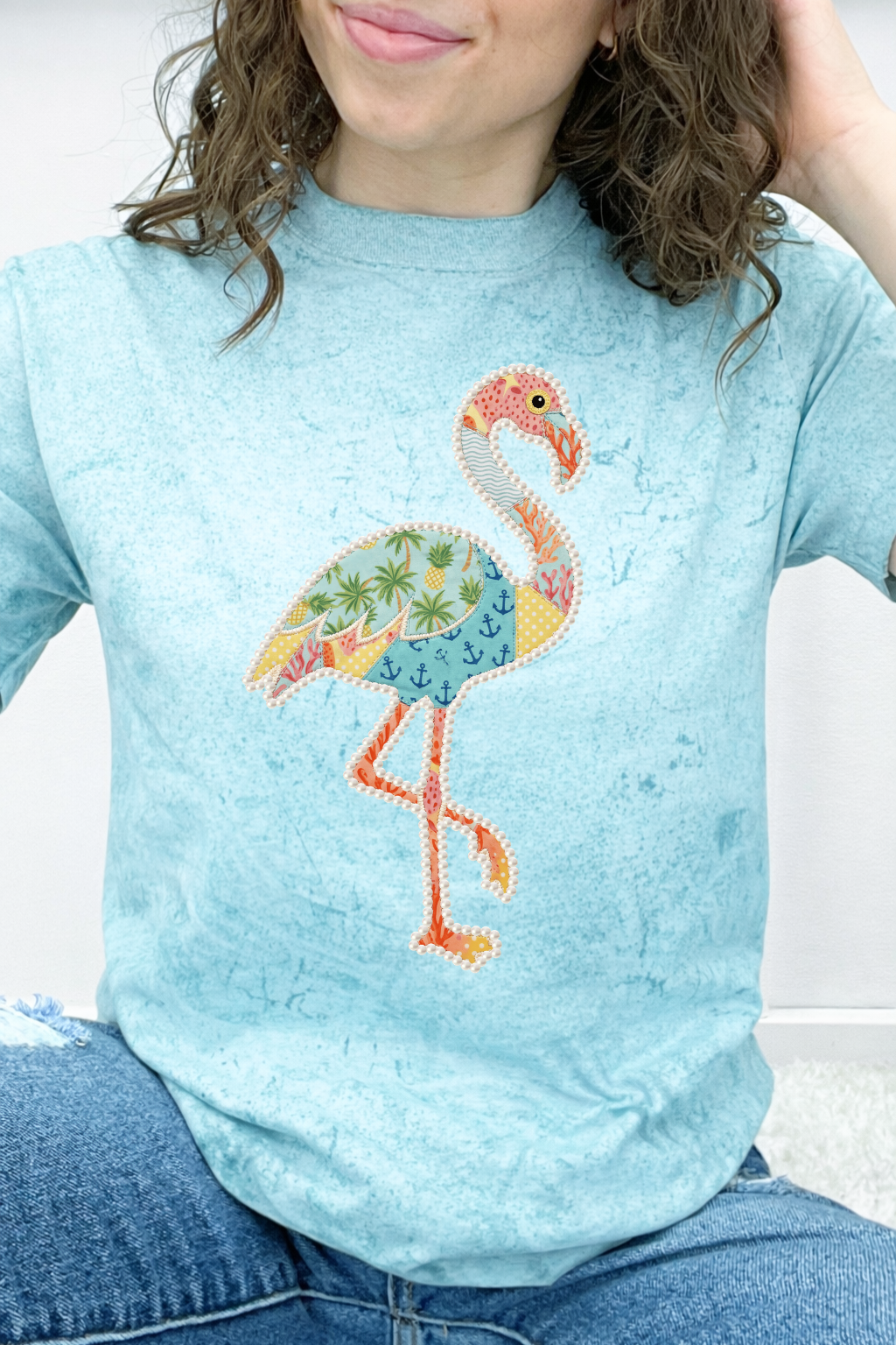 Patchwork Paradise Flamingo Graphic Collection