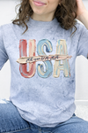 Navy Color Blast Tee