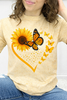 Sunflower Heart Flutter Graphic Collection