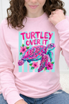Pink Long Sleeve Gildan Tee