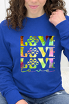 Royal Long Sleeve Tultex Tee
