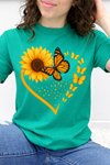 Teal Comfort Colors Tee