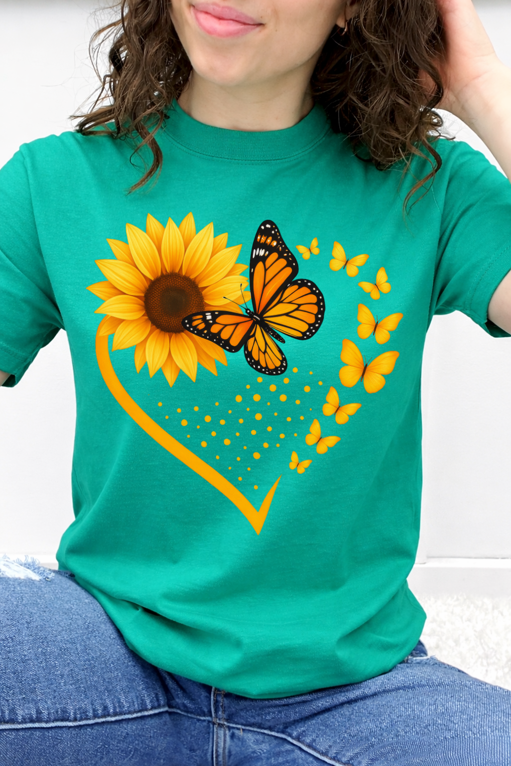 Sunflower Heart Flutter Graphic Collection
