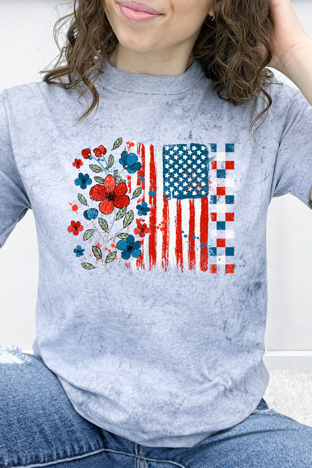 Checkers & Blooms Flag Graphic Collection