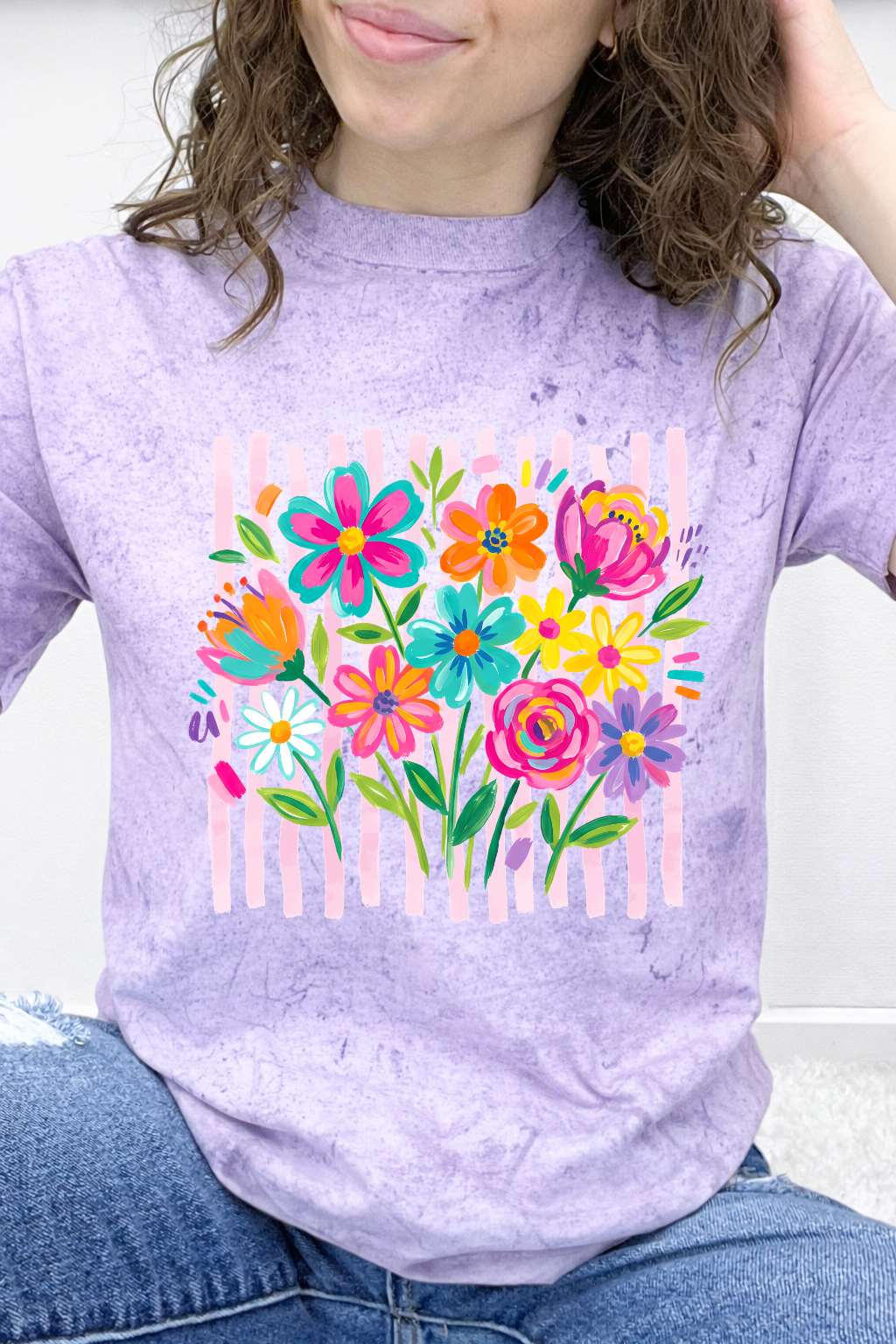 Fresh Bloom Stripe Graphic Collection