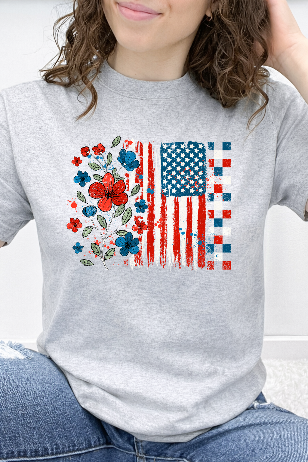 Checkers & Blooms Flag Graphic Collection