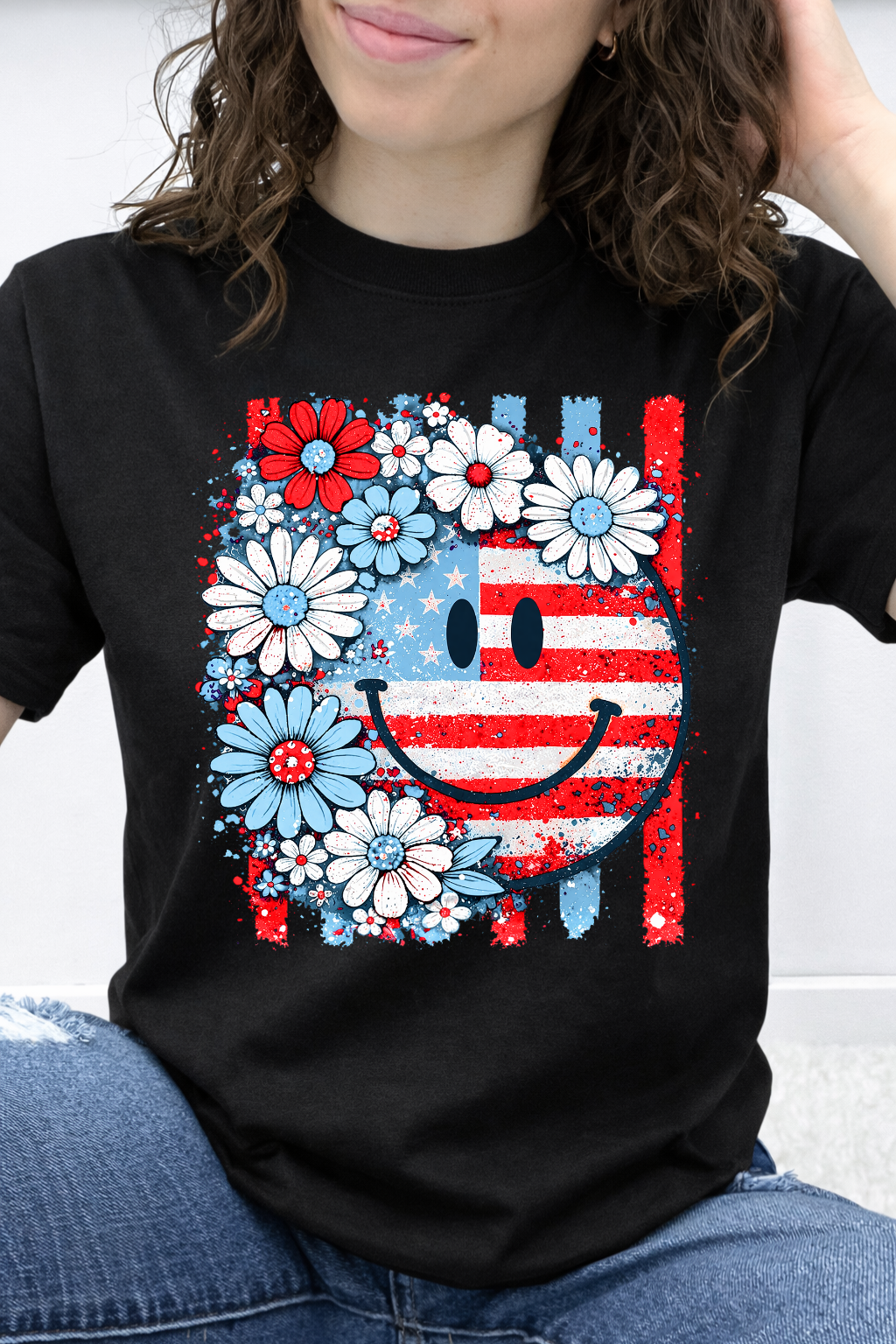 Stars & Stripes Smiley Bloom Graphic Collection