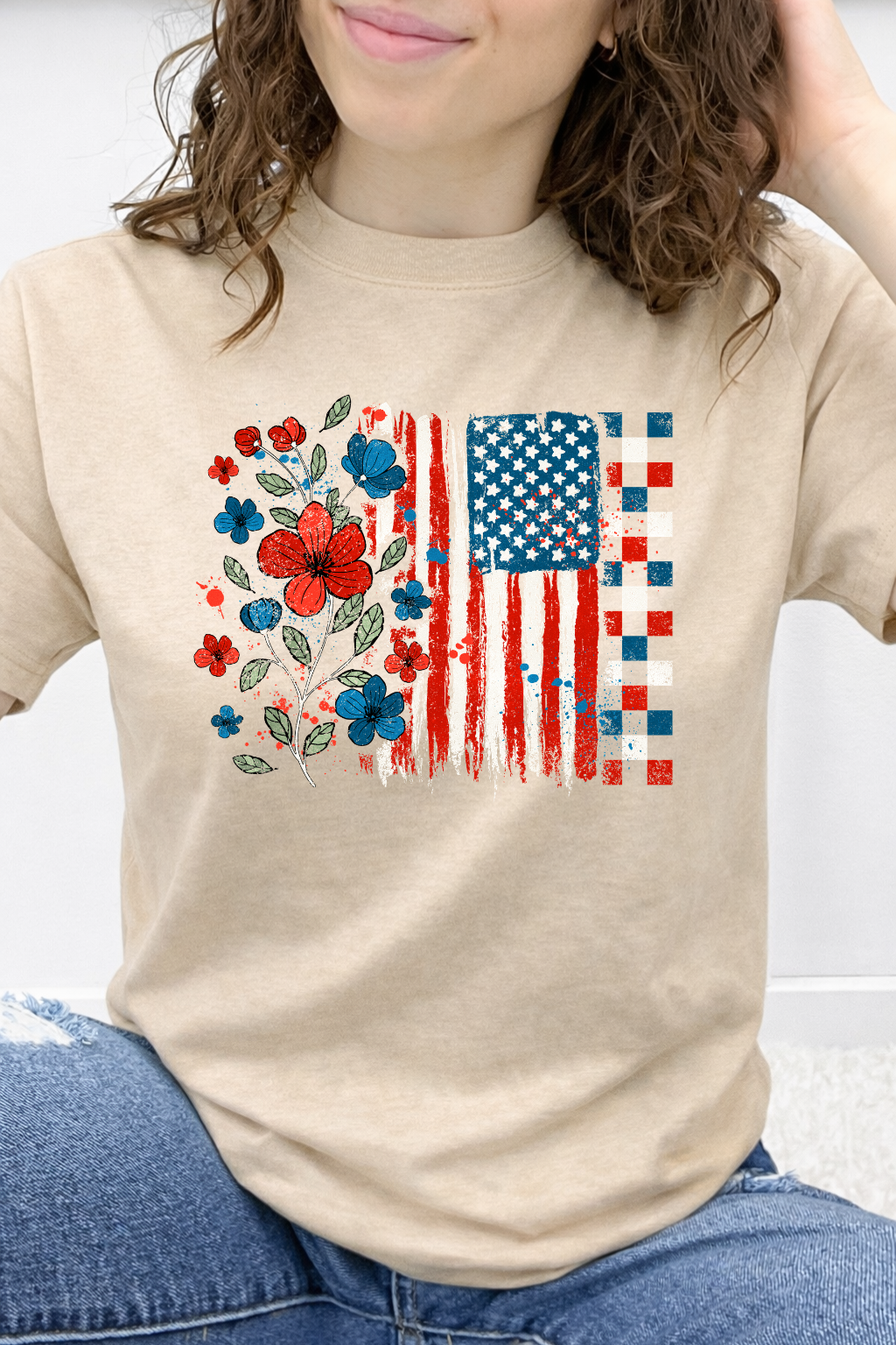 Checkers & Blooms Flag Graphic Collection