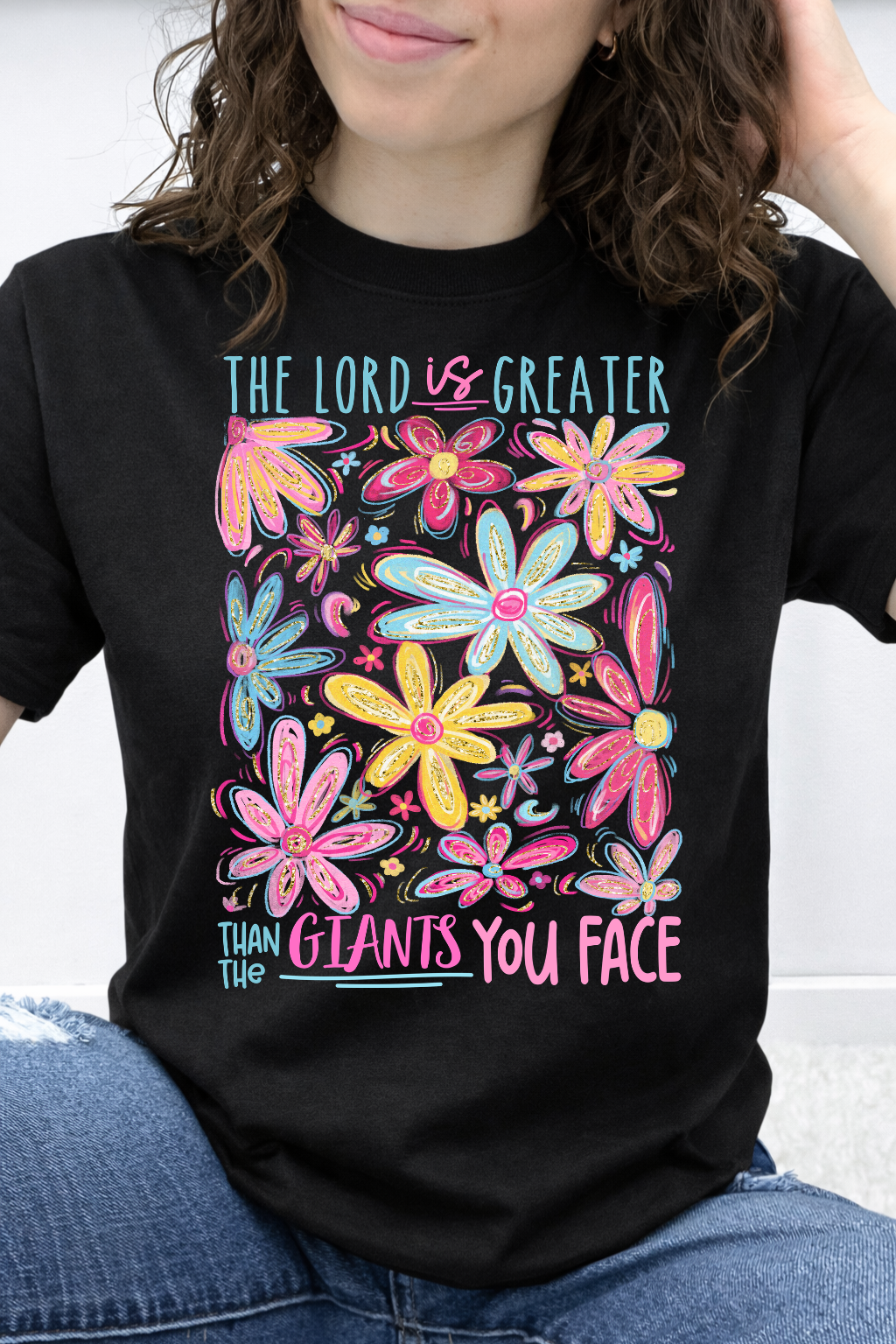 The Lord Is Greater Than The Giants You Face Graphic Collection