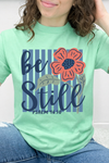 Mint Gildan Tee