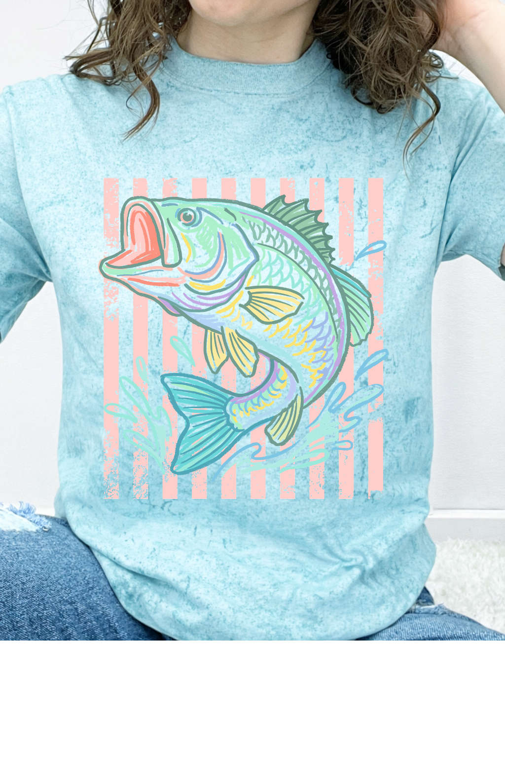Pastel Bass Splash Graphic Collection