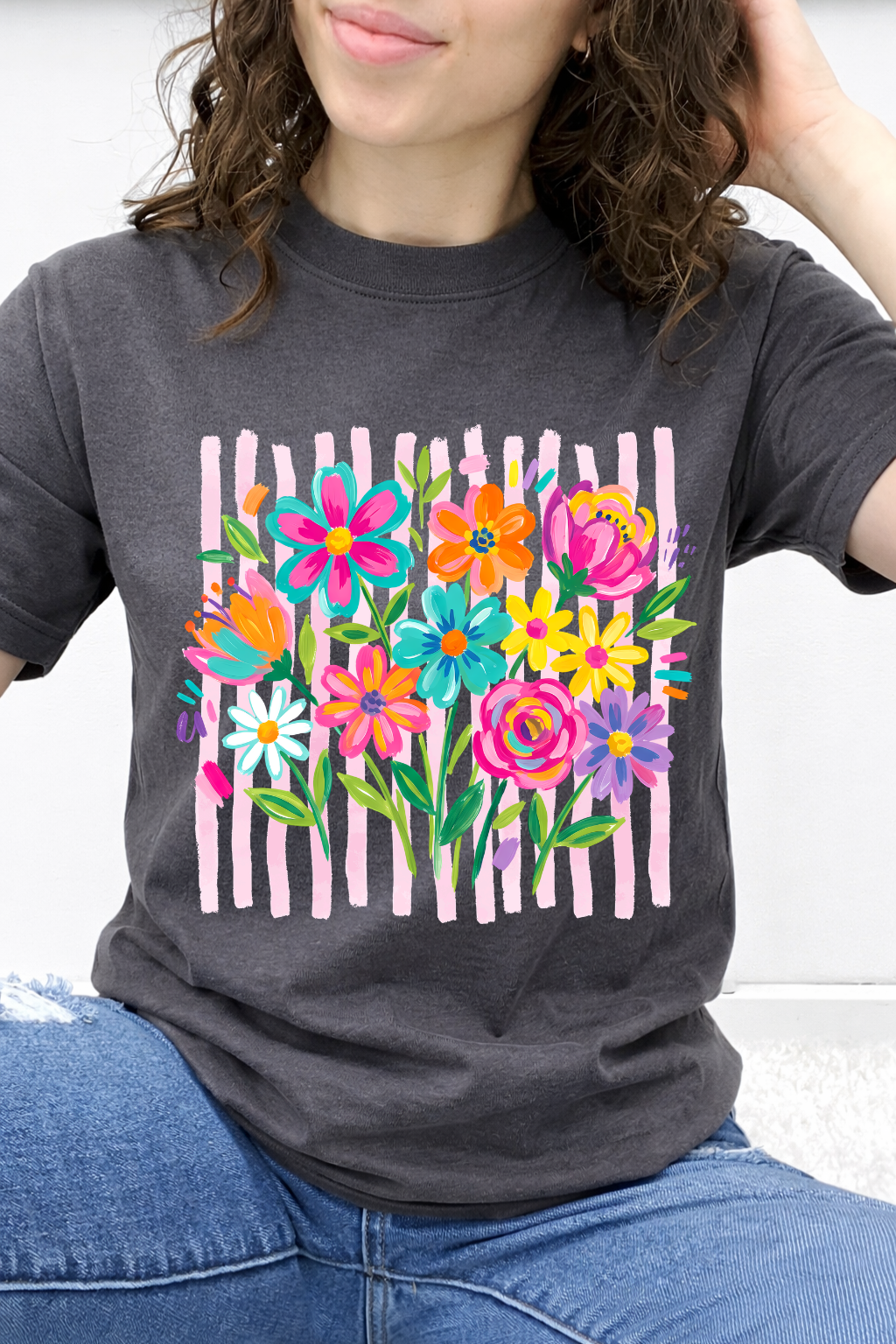 Fresh Bloom Stripe Graphic Collection