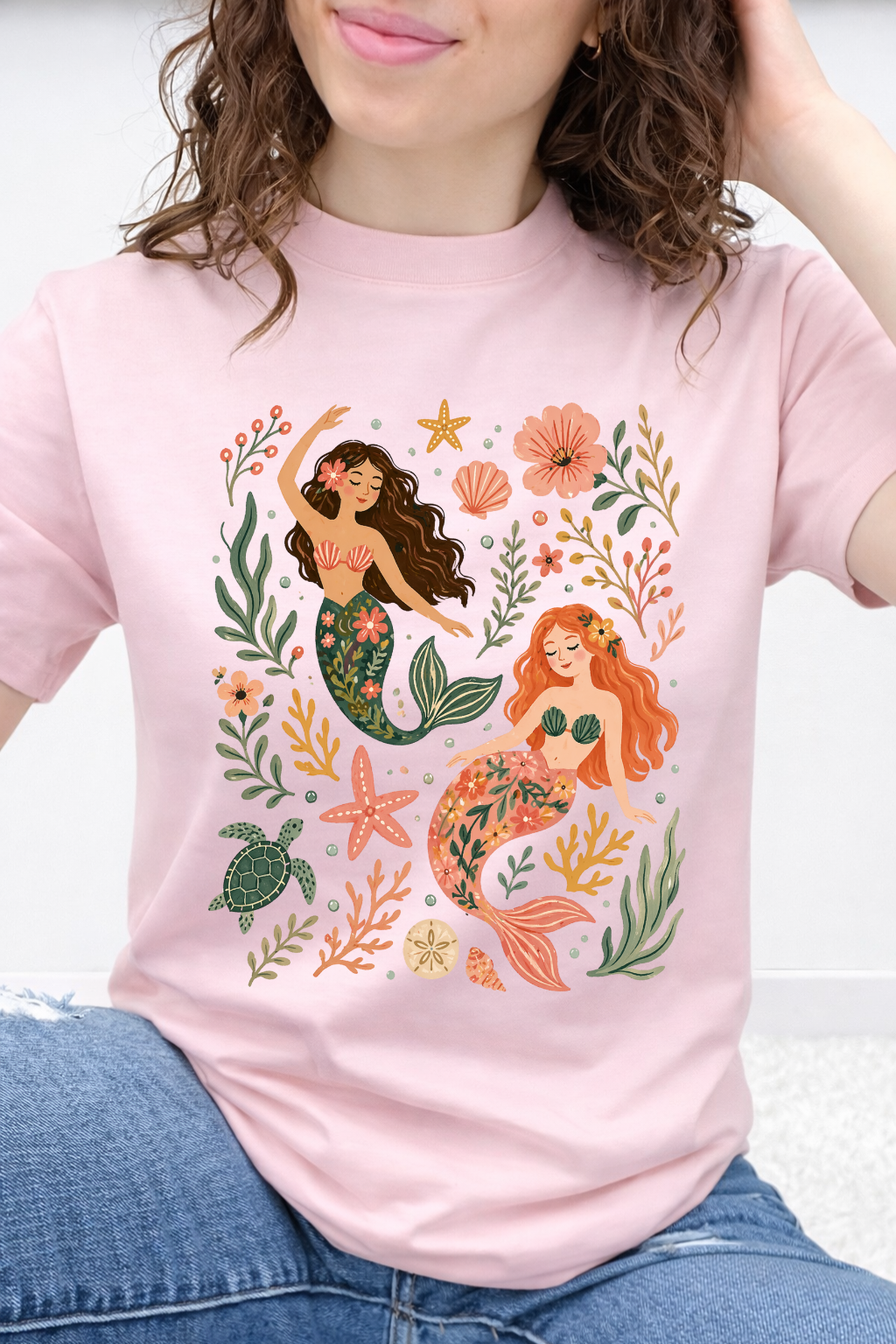 Seaside Mermaid Sisters Graphic Collection