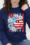Navy Long Sleeve Tultex Tee