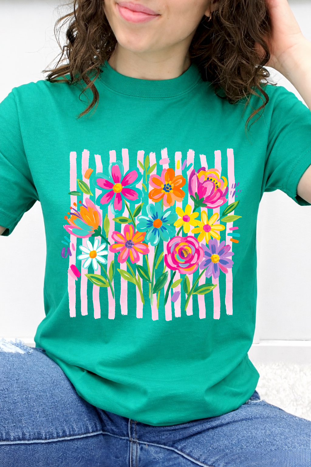 Fresh Bloom Stripe Graphic Collection