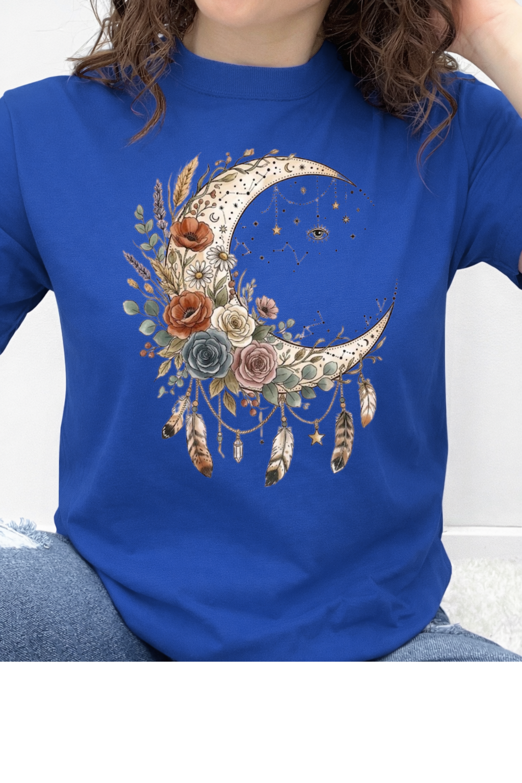 Boho Floral Moon Graphic Collection