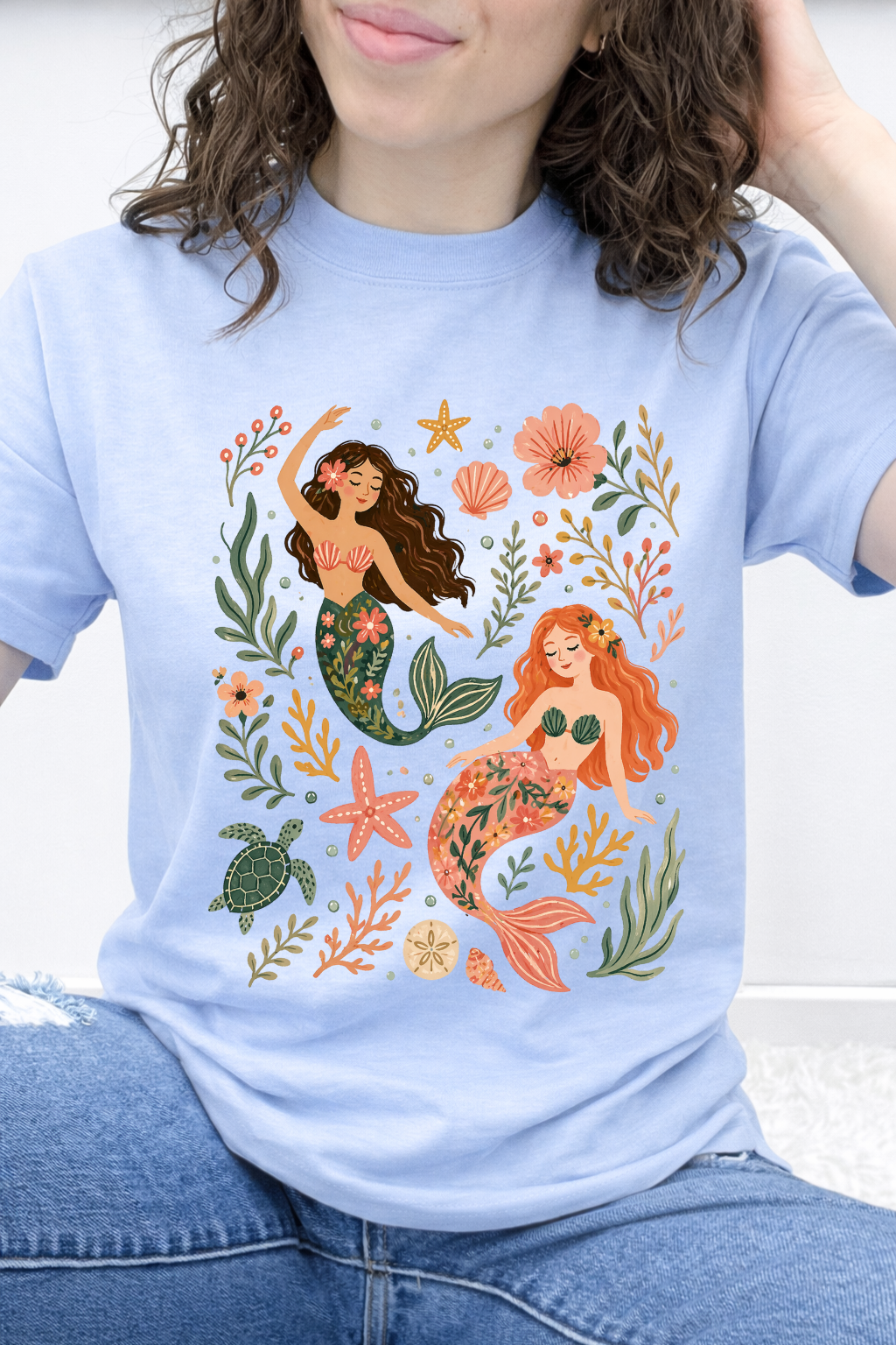 Seaside Mermaid Sisters Graphic Collection