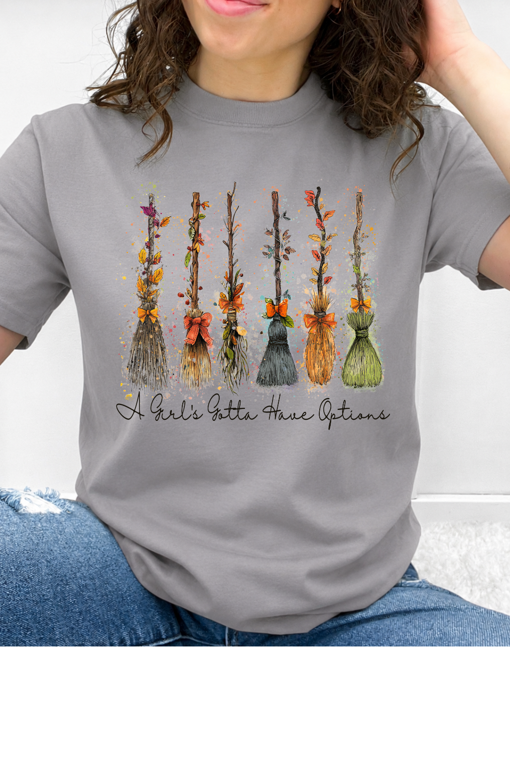 A Girl's Gotta Have Options Brooms Graphic Collection