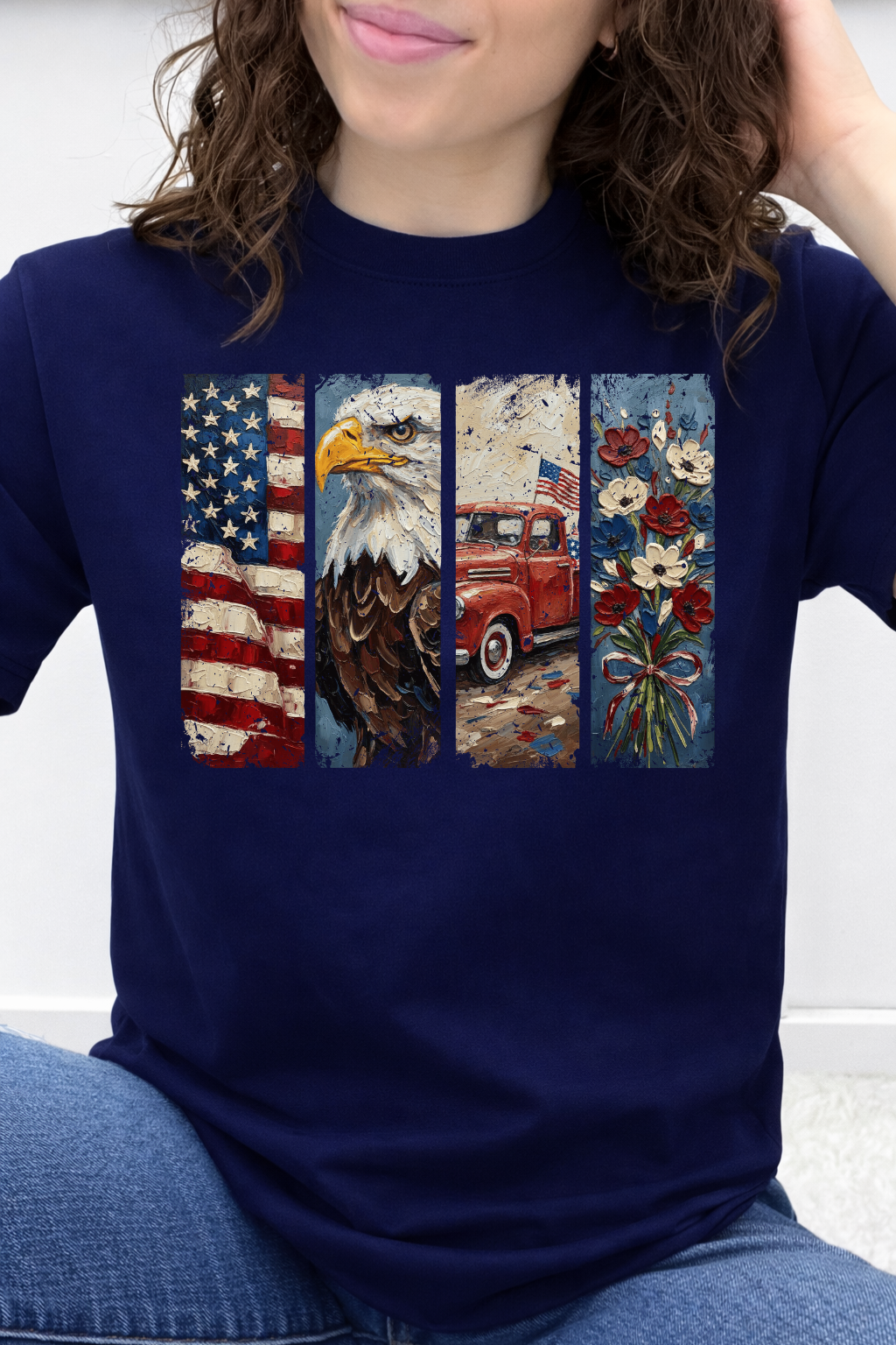 Vintage Patriotic Panels Graphic Collection