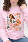 Pink Long Sleeve Gildan Tee