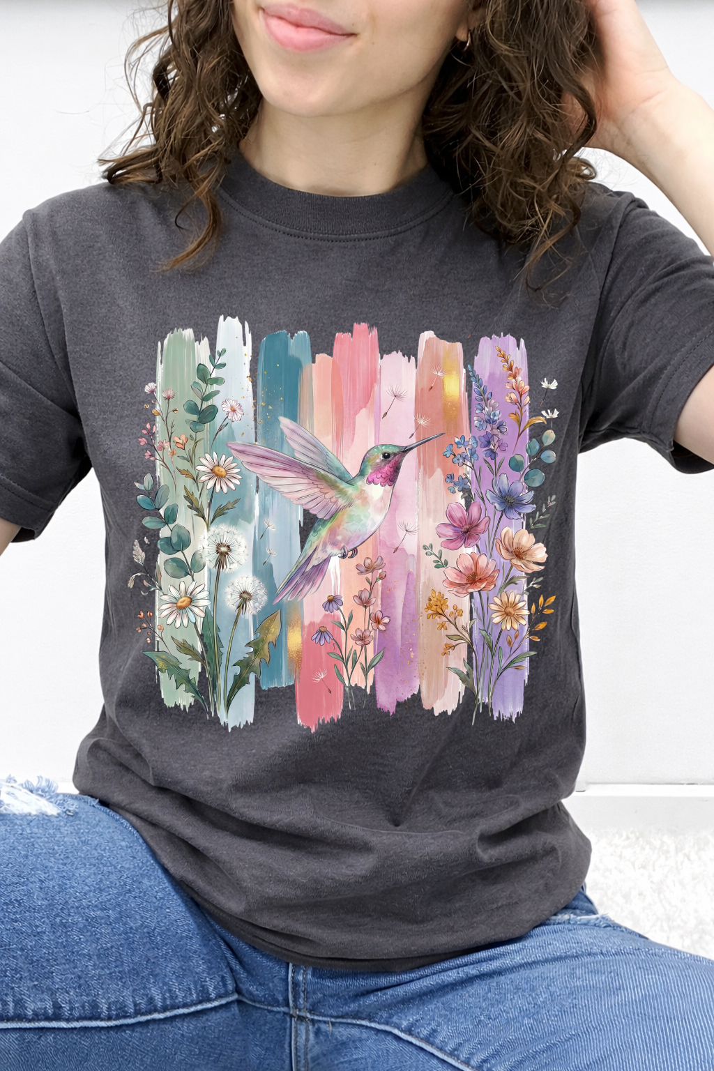 Painted Garden Hummingbird Graphic Collection