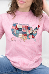 Pink Color Blast Tee