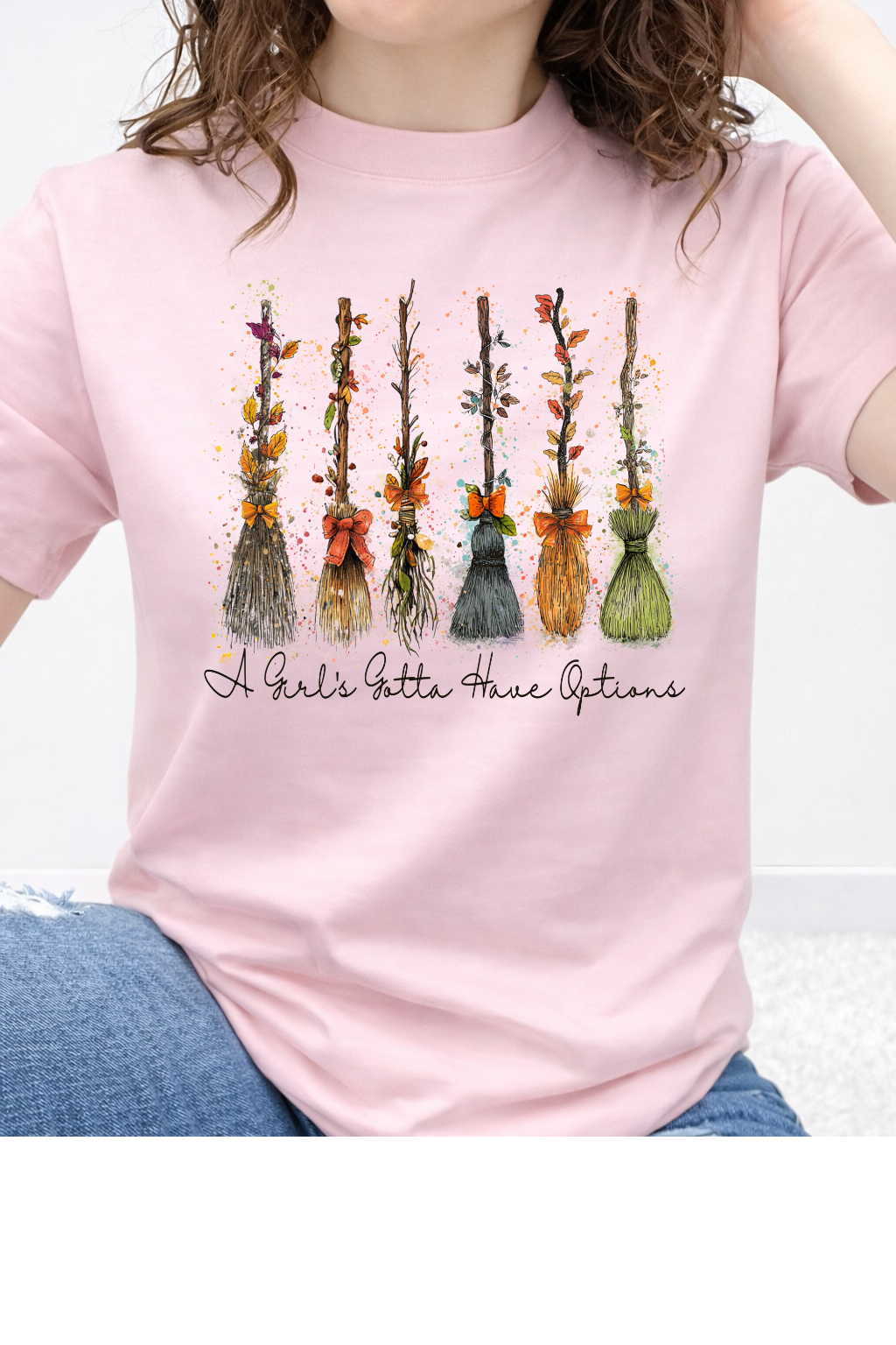 A Girl's Gotta Have Options Brooms Graphic Collection