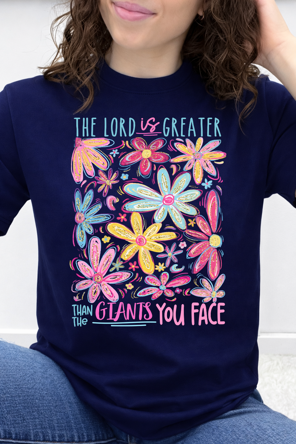 The Lord Is Greater Than The Giants You Face Graphic Collection