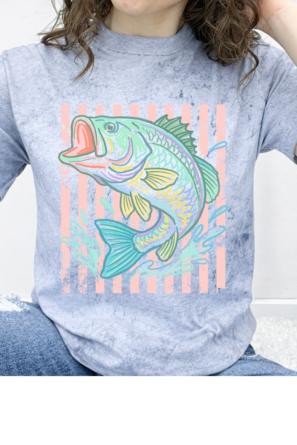 Pastel Bass Splash Graphic Collection
