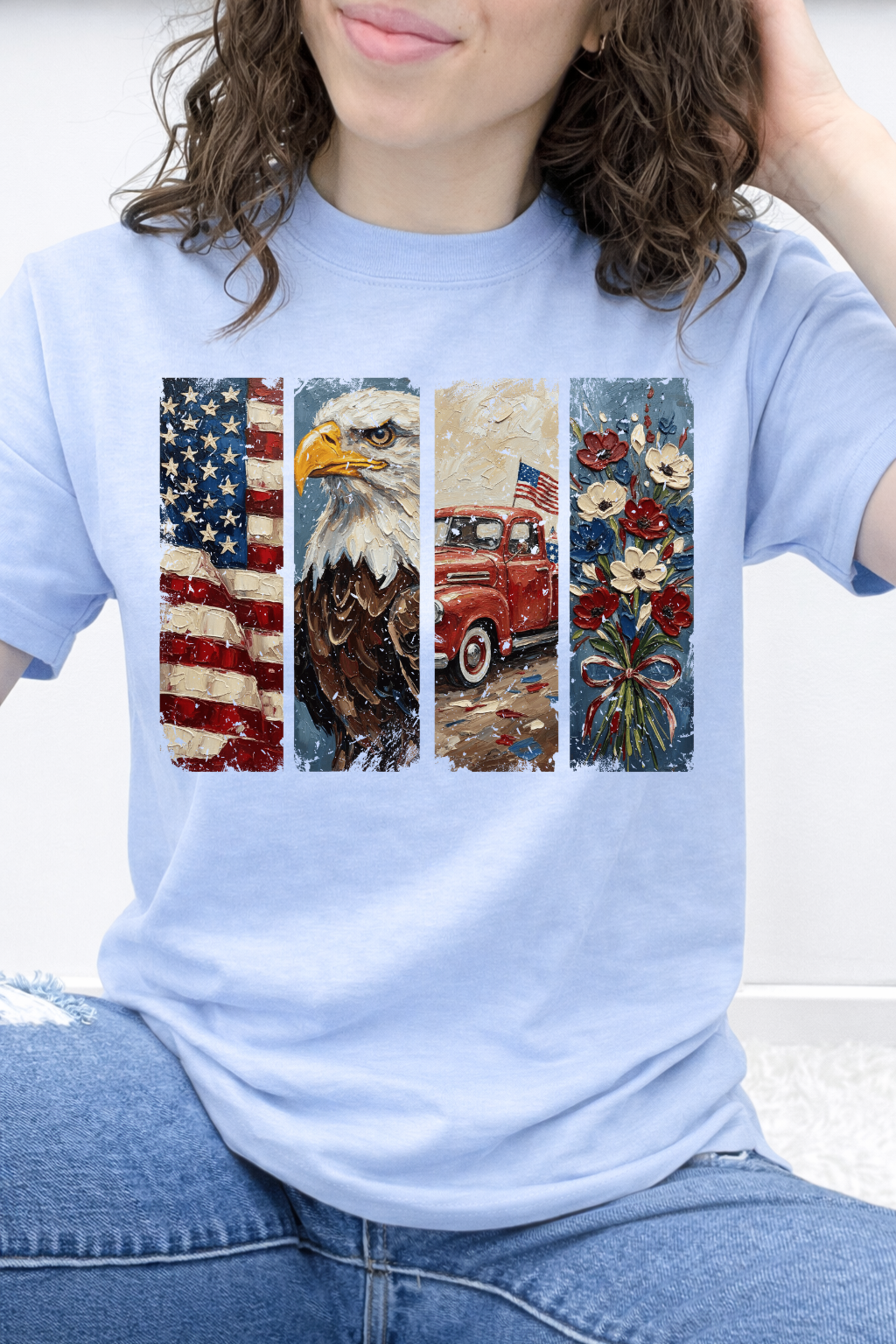 Vintage Patriotic Panels Graphic Collection