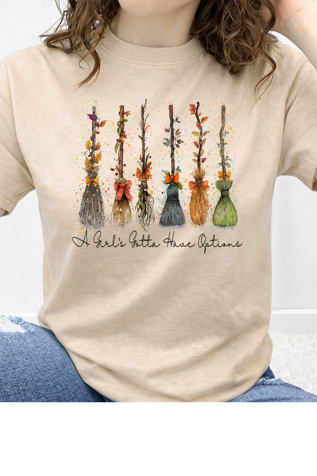 A Girl's Gotta Have Options Brooms Graphic Collection
