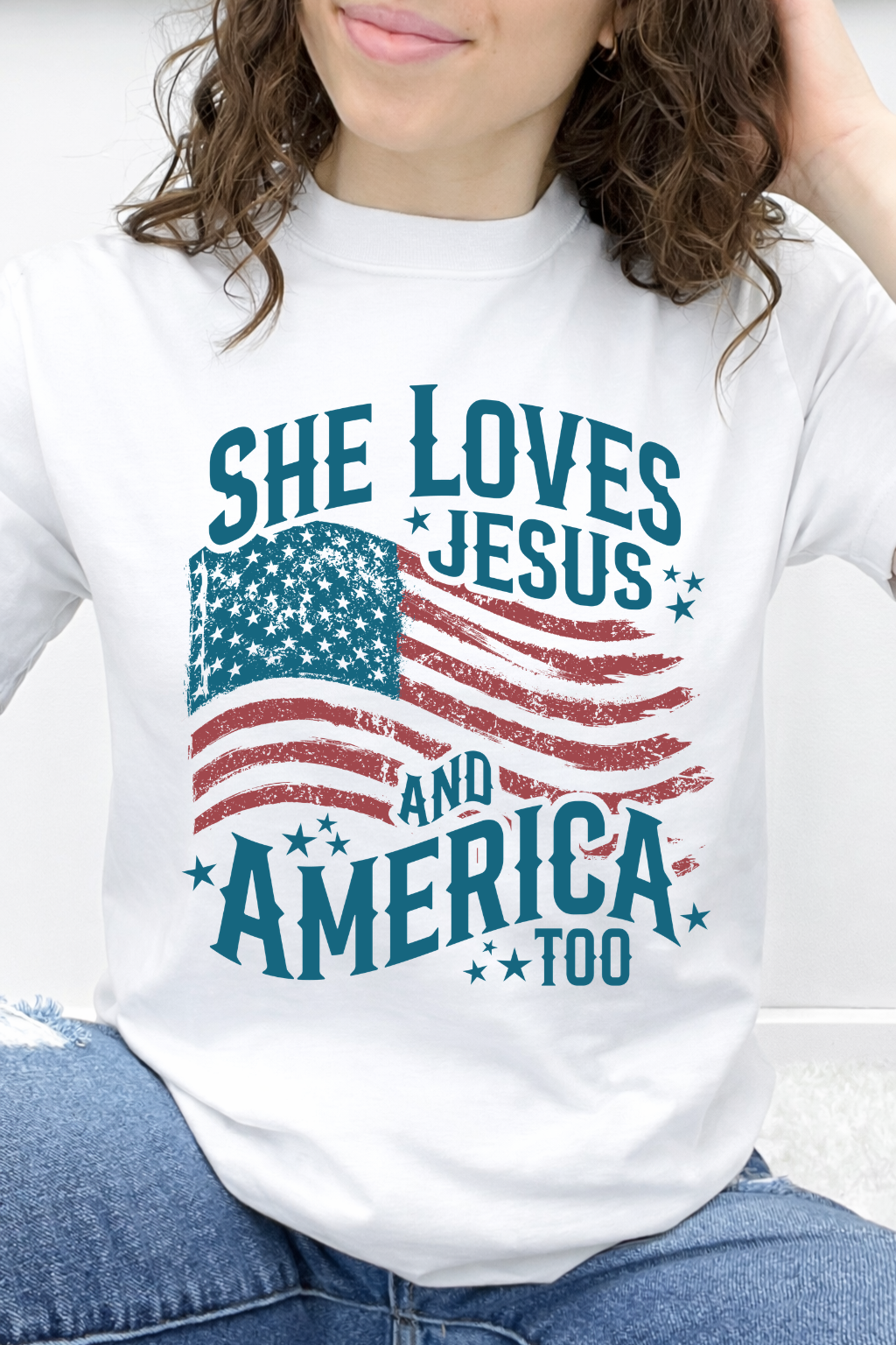 She Loves Jesus and America Too Graphic Collection