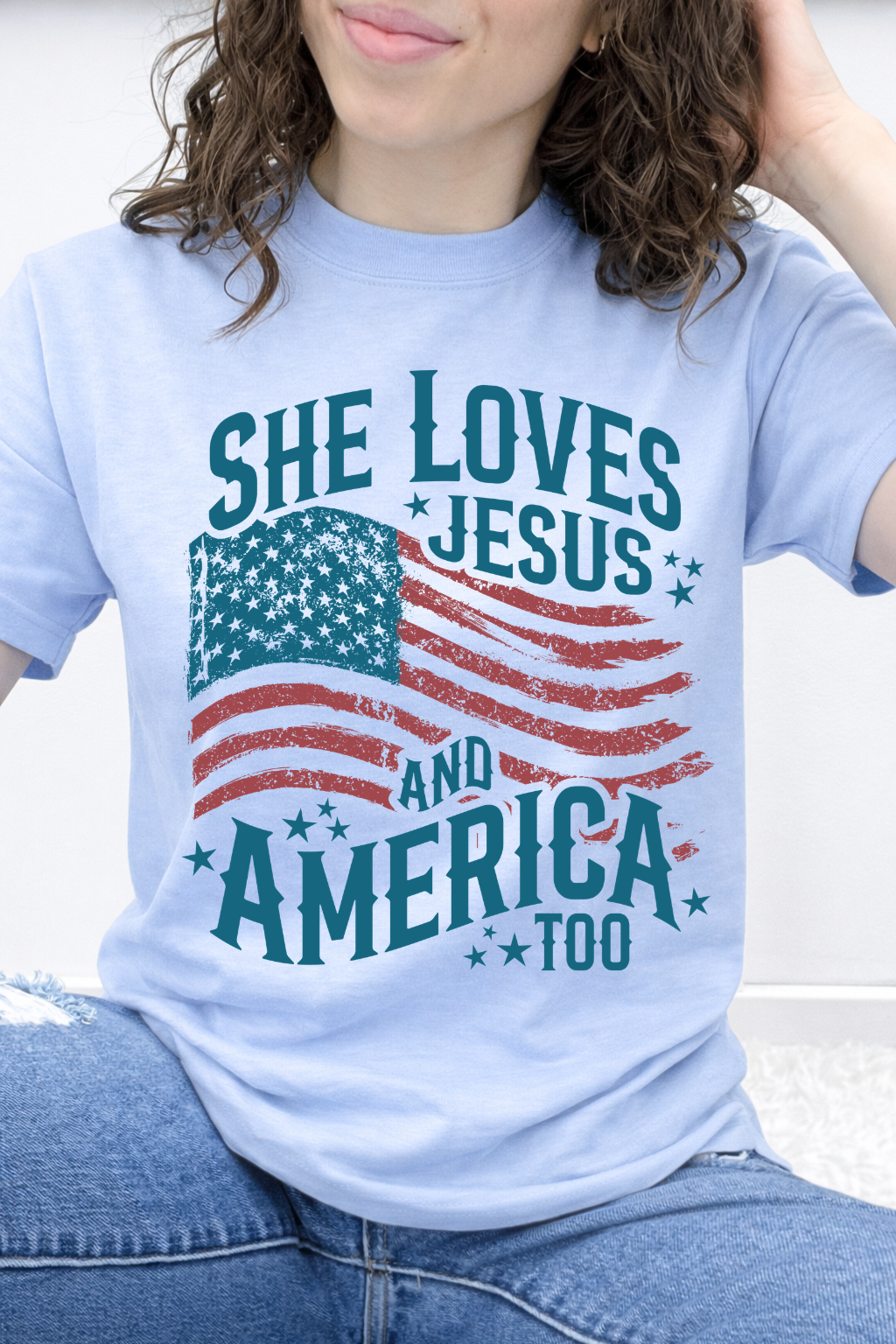 She Loves Jesus and America Too Graphic Collection