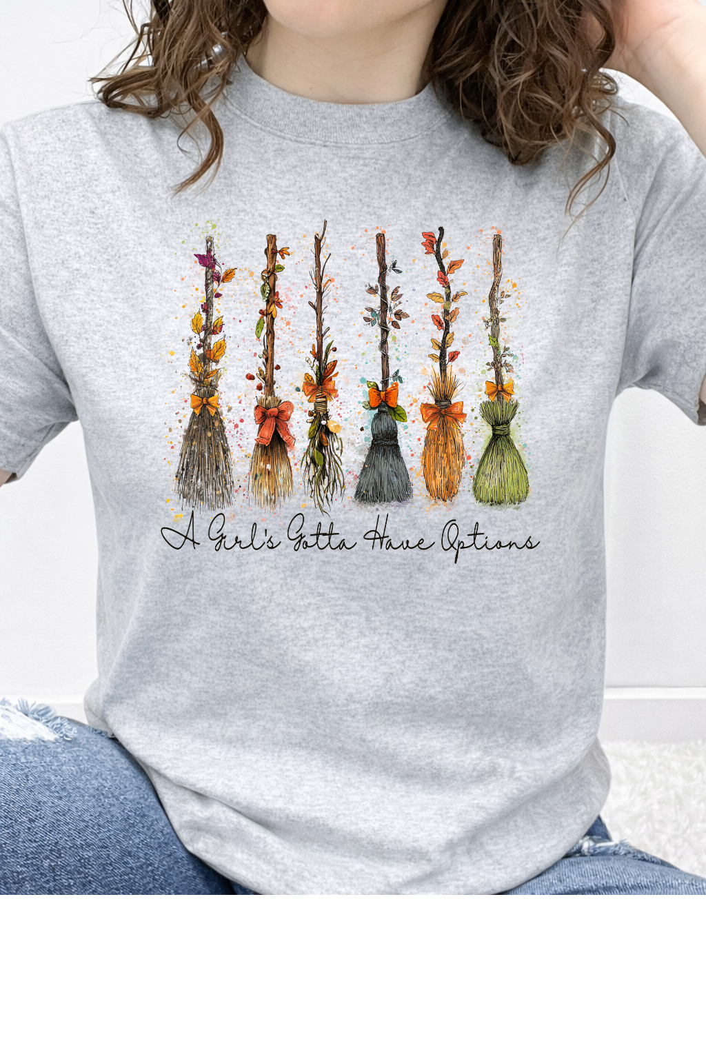 A Girl's Gotta Have Options Brooms Graphic Collection