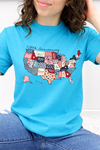 Turquoise Bella Tee