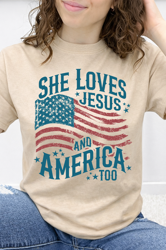 She Loves Jesus and America Too Graphic Collection