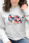 Grey Long Sleeve Gildan Tee