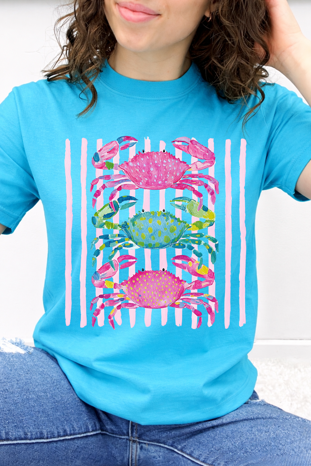 Striped Triple Crab Stack Graphic Collection