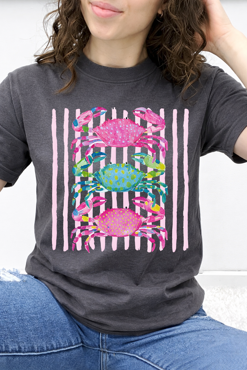 Striped Triple Crab Stack Graphic Collection