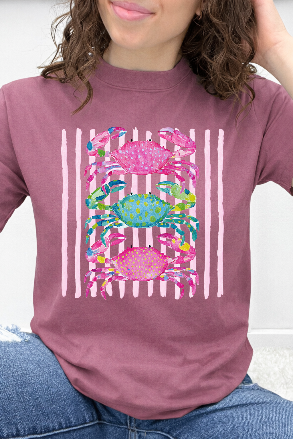 Striped Triple Crab Stack Graphic Collection