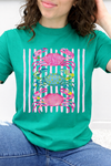 Teal Comfort Colors Tee