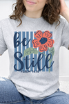Heather Grey Tultex Tee
