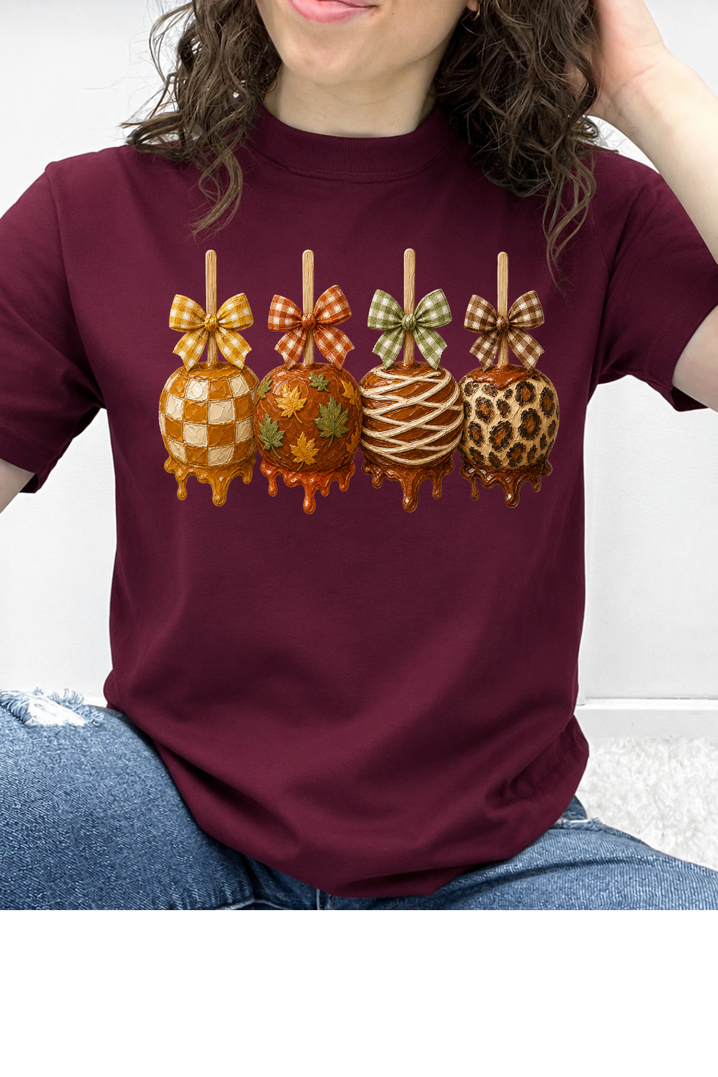Sweet Fall Caramel Apples Graphic Collection