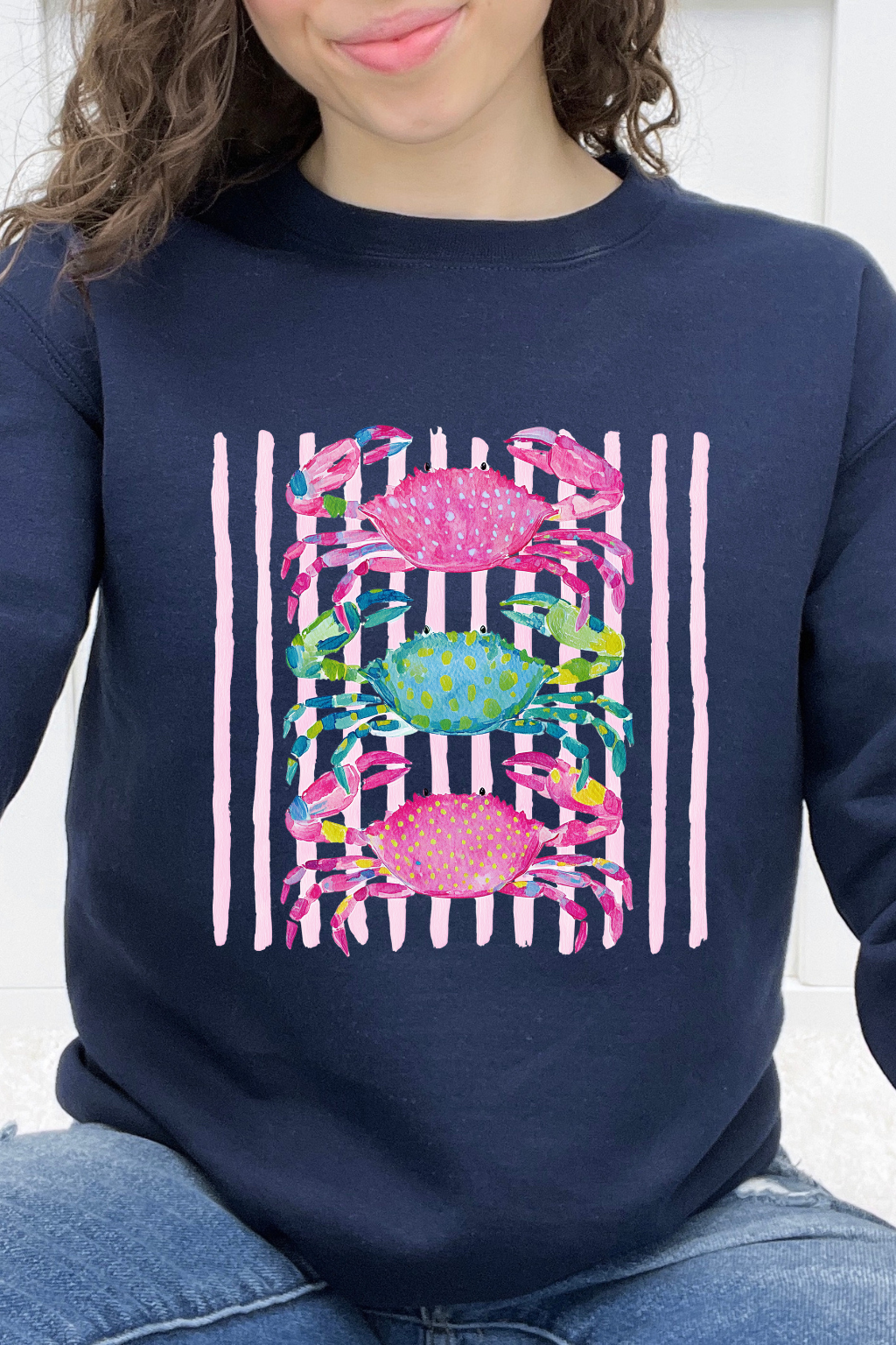 Striped Triple Crab Stack Graphic Collection