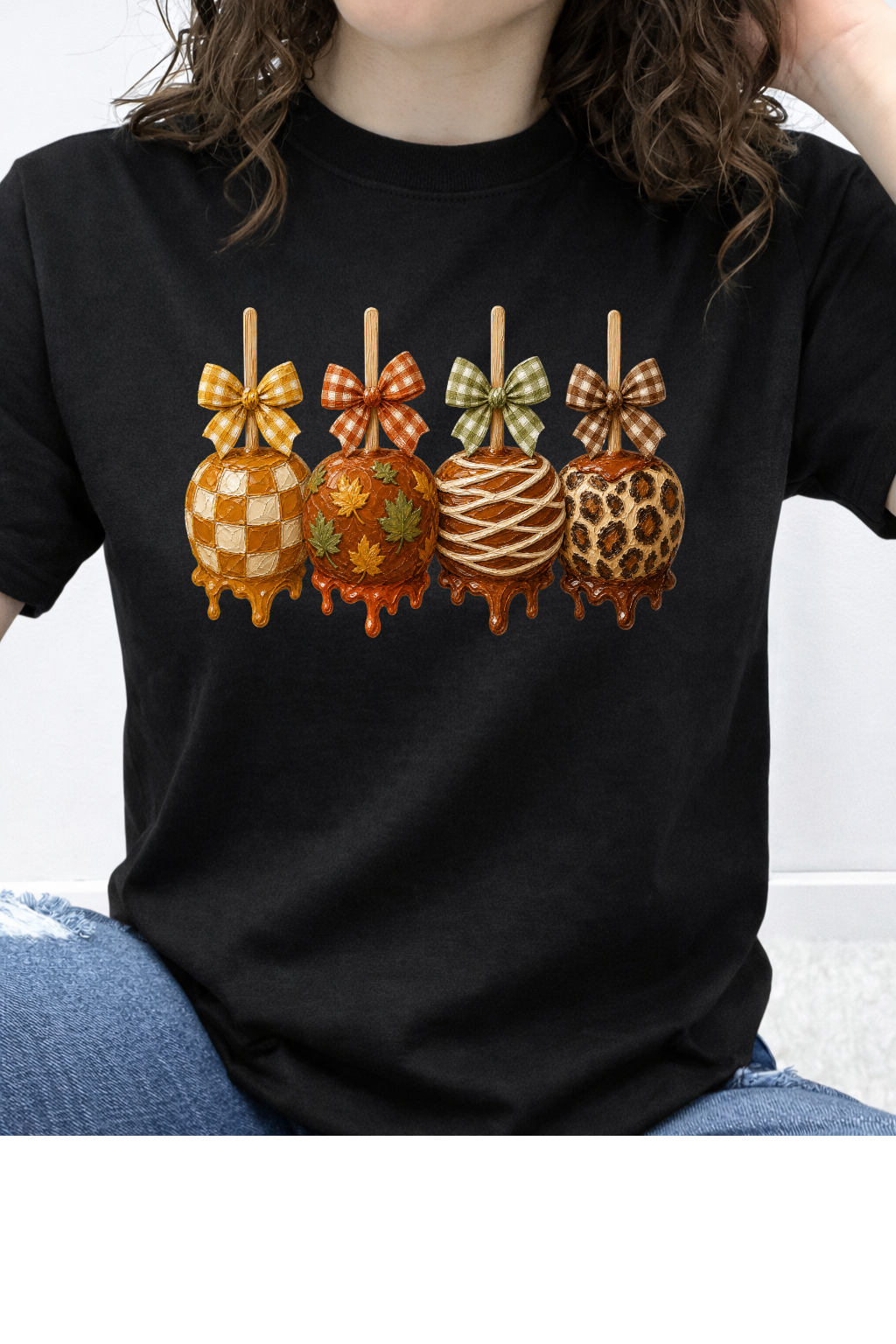 Sweet Fall Caramel Apples Graphic Collection