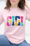 Pink Tultex Tee