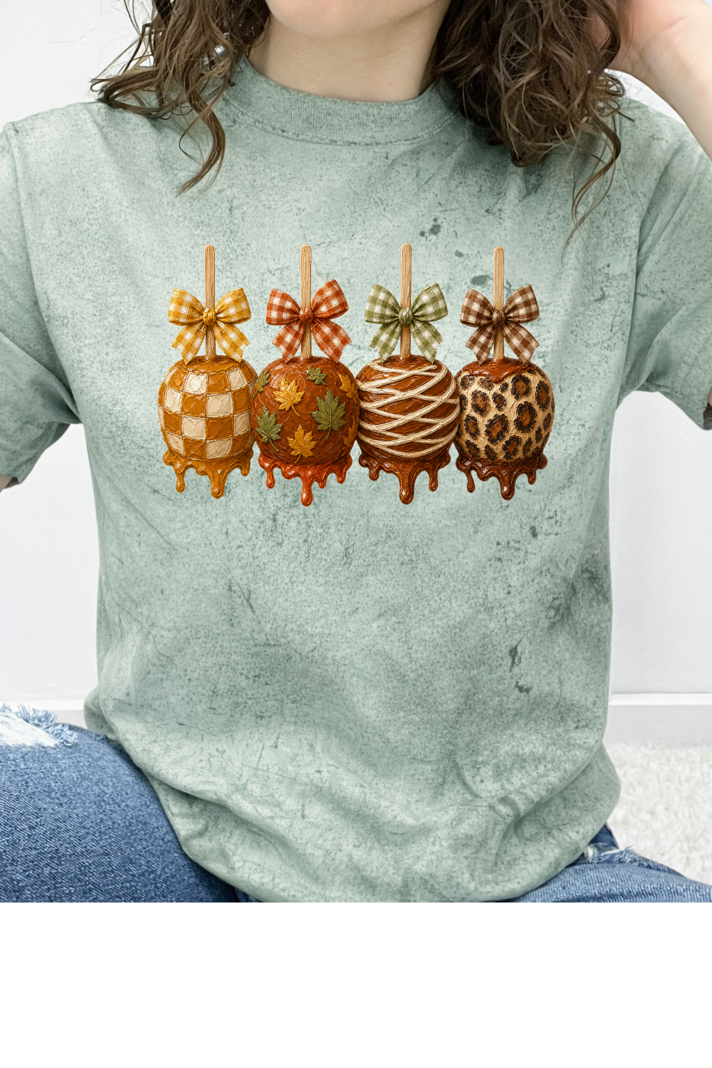 Sweet Fall Caramel Apples Graphic Collection
